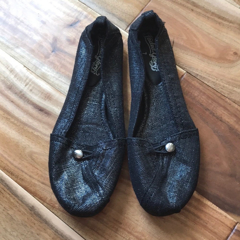 Faded Glory Slip On Flats Sz 7